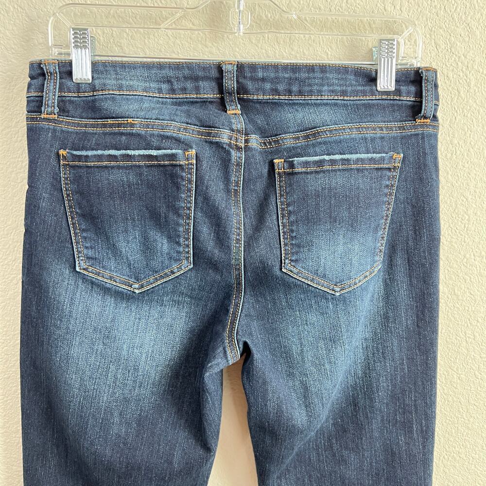 Numero Skinny Leg Jeans Women's 29 Mid Rise Stretch Denim Ankle Dark Wash - Picture 4 of 6